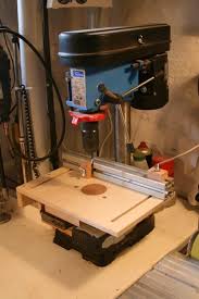 Drill Press Table And Much More 1 Making The Table Fence And Shelf Pin Jig My Tour De Table Blog By Mafe L Drill Press Table Drill Press Woodworking