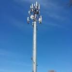 Structural Steel Monopole Telecom Tower, For Transmission
