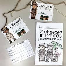 Zoo Field Trip Name Tags And Zookeeper In Training Fun Animal Facts Guide Https Www Teacherspayteachers Zoo Preschool Zoo Activities Preschool Zoo Theme