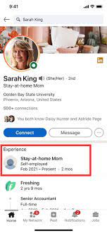 Linkedin Adds Stay At Home Mom And Other Job Title Options To Help Address Career Gaps Social Media Today In 2021 Employment Options Marketing Jobs Seo Tips