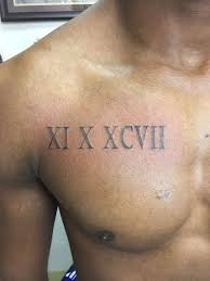Tattoos Org Small Chest Tattoos Chest Tattoo Men Mens Roman Numeral Tattoo