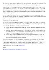 Beyonce makes it clear as day. What Is Sugar Mama