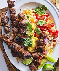 24 Easy Summer Recipes To Get Dinner On The Table Stat Beef Kabobs Summer Recipes Easy Summer Meals