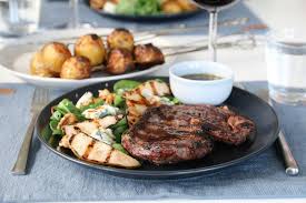 Grillet Entrecote Med Paere Gorgonzola Og Balsamico Oppskrift Matideer Gorgonzola Middag