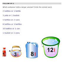 Leen Mathematic Lovers: Activity 2 : Measure and Compare Volumes of Liquid  Using Standard Units for Low Achiever