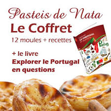Un Coffret Pour Decouvrir Le Portugal 12 Moules De Pasteis De Nata Un Livret De Recettes Le Livre Explorer Le Port Produits Portugais Portugal Portugais