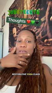 This Thursday, June 19 at 6PM Join us for a specialty class led by Robyn  Joseph (on her birthday!) in honor of Juneteenth. Minimum donation: $10 50%  of proceeds will go to