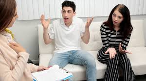 Perv Therapy - Horny Stepsis And Stepbro Get Too Comfortable With Hot Milf  Counselor Kenzie Love