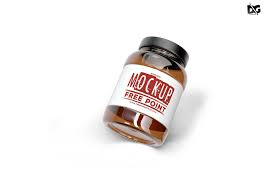 Free Download Psd Side View Supplement Jar Mockup Mockup Mockup Free Psd Free Mockup