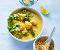 Kokos Hahnchen Curry Mit Vollkornreis Rezept Hahnchen Curry Vollkornreis Fleisch Gerichte