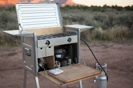 By organizing your camp kitchen essentials in a thoughtful manner the foundation for building a great mobile kitchen setup begins with one (or two) bins outdoor cooking brands like primus have beautiful options that will make you feel like a master chef of the woods and are built to last a lifetime. Kanz Outdoors Field Kitchen K120 Adventure Ready