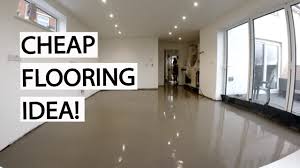 Knocking through walls in terrace houses or other awkward layouts during an extension, as in this project, can make a huge steps towards a functional and modern home (image credit: Cheap Flooring Idea Kitchen Renovation Update Youtube