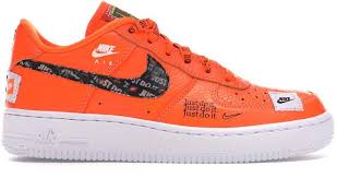 Nike Air Force 1 Low Just Do It Pack Orange Gs In 2020 Nike Force 1 Nike Air Force
