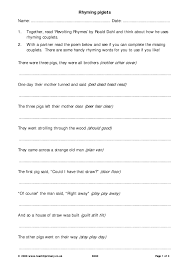 You're given rhymes for the two names. Ks2 Poetry Exploring Rhythm And Rhyming Teachit Primary