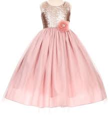 Rose Pink Flower Girl Dress With Tulle And Sparkles Pink Flower Girl Dresses Flower Girl Dresses Tulle Blush Flower Girl Dresses