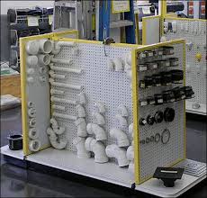 Plumbing Hardware Pegboard Outfitting Fixtures Close Up Furniture Store Display Store Design Interior Hardware Storage