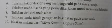 3.9 memahami perkembangan tubuh remaja yang meliputi perubahan fisik sekunder dan mental. Tentang Perkembangan Tubuh Remaja Brainly Co Id