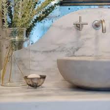 Diy scarf garland + the creative corner #171: Curved Marble Sink Vanity Backsplash Design Ideas