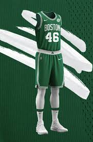 A virtual museum of sports logos, uniforms and historical items. Oficialmente Os Novos Uniformes Do Celtics Basketball Uniforms Design Sports Uniforms High Low Fashion