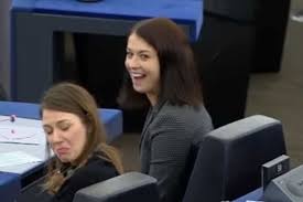 She was elected as a momentum movement (part of the renew europe party group). Kirol Almodik Cseh Katalin