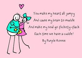 Cuddly Poem By Purple Ronnie Poems Life Quotes Words
