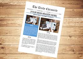 Print on old or old looking paper for best results. 7 Newspaper Templates Templates Info