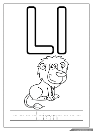 Supercoloring.com is a super fun for all ages: Letter L Worksheets Flash Cards Coloring Pages