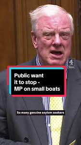 “We are doing nothing about it and the public are appalled." Veteran Tory  MP Sir Edward Leigh backs the government's Rwanda deportation Bill #rwanda  #rwandabill #rishisunak #smallboats #c4news