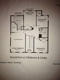 Chandler Model Floor Plan Floor Plans Ryan Homes Second Floor