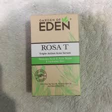 Rosa t acne serum adalah 100% minyak pati ekstrak tumbuhan semulajadi untuk membantu: Garden Of Eden Rosa T Triple Action Acne Serum Health Beauty Skin Bath Body On Carousell