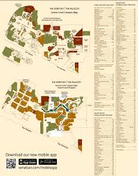 Map Of The Palazzo The Venetian Venetian Las Vegas Las Vegas Map Palazzo Las Vegas