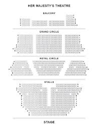 her majestys theatre london seat guide and chart