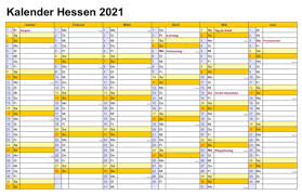 So haben wir beispielsweise jahreskalender für 2021 in kacheloptik und in spaltenoptik für sie vorbereitet. Feri Sommerferien 2021 Hessen Kalender Feiertagen In Pdf