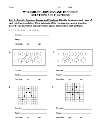 Identify functions & domain/range worksheet. Domain And Range Worksheet Fill Online Printable Fillable Blank Pdffiller