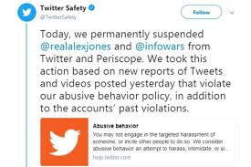 Donald trump's team attempt to get around his twitter ban was not successful. 3 Lessons From Twitter S Decision To Ban Alex Jones Pr Daily