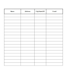 40 Sign Up Sheet Sign In Sheet Templates Word Excel