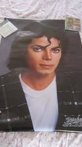 Michael Jackson Official US BAD Era Man in The Mirror Poster No Promo Rare  1988