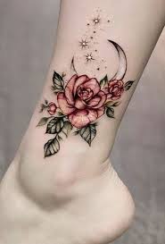Cute Flower Tattoos On Ankle For Girls And Women 22 The Post Cute Flower Tattoos On Ankle For Girls And W Rose Flower Tattoos Delicate Flower Tattoo Tattoos