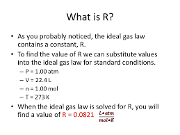 The r is also known as ideal gas constant or universal gas constant or molar constant. What Is The Unit Of Gas Constant R
