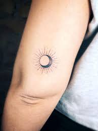 Cute small tattoo designs for women are easier to locate anywhere in the body as to reveal boldness. 45 Tiny Tattoo Ideas That Will Inspire You To Get Inked First Tattoo Molitsy Blog Sun Tattoos Sun Tattoo Moon Sun Tattoo