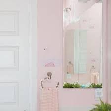 Tween girl's glam powder room makeover Girls Bathroom Ideas Design Ideas