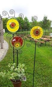 Gartenstecker Gartenstecker Schmelzglas Schmelzgranulat
