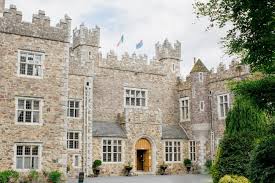 Liz Ben Beautiful Fall Intimate Wedding At Waterford Castle With Stunning Geode Details Waterford Castle Intimate Wedding Castle Wedding Venue