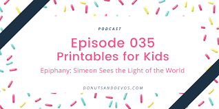 The epiphany is not too far away; Epiphany Coloring Page Activity Sheet Ep 035 Donuts And Devos