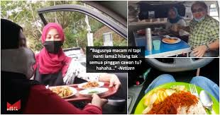 Hanya walking distance ke kedai makan, klinik dan medan makan berdekatan. Tak Boleh Lepak Di Restoran Ramai Pakat Order Makan Dalam Kereta