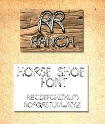 Nor were u and v; The Horse Shoe Font Is Made From A Real Set Of Letters Made From Horseshoe Art Horseshoe Crafts Horseshoe Projects