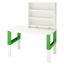 Pahl مكتب مع وحدة أرفف أبيض أخضر Ikea