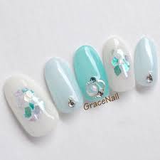 夏梅雨海デートハンド Gracenailのネイルデザインno3077649