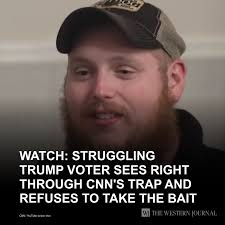 Watch: Struggling Trump Voter Sees Right Through CNN's Trap and Refuses to  Take the Bait: This is definitely not what CNN wanted to hear. Tap the link  to get the full story: