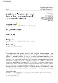 How to use intemperance in a sentence. Pdf Lifestyles In Amazon Evidence From Online Reviews Enhanced Recommender System